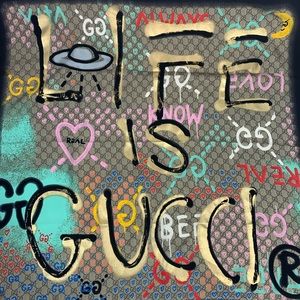 Life is Gucci - NWOT GucciGhost Scarf